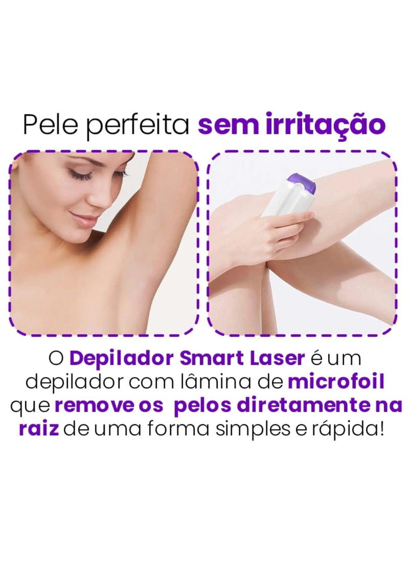 Mini Depilador Elétrico | Sem dor e Sem Pelos SlikSkin ® - EKKO