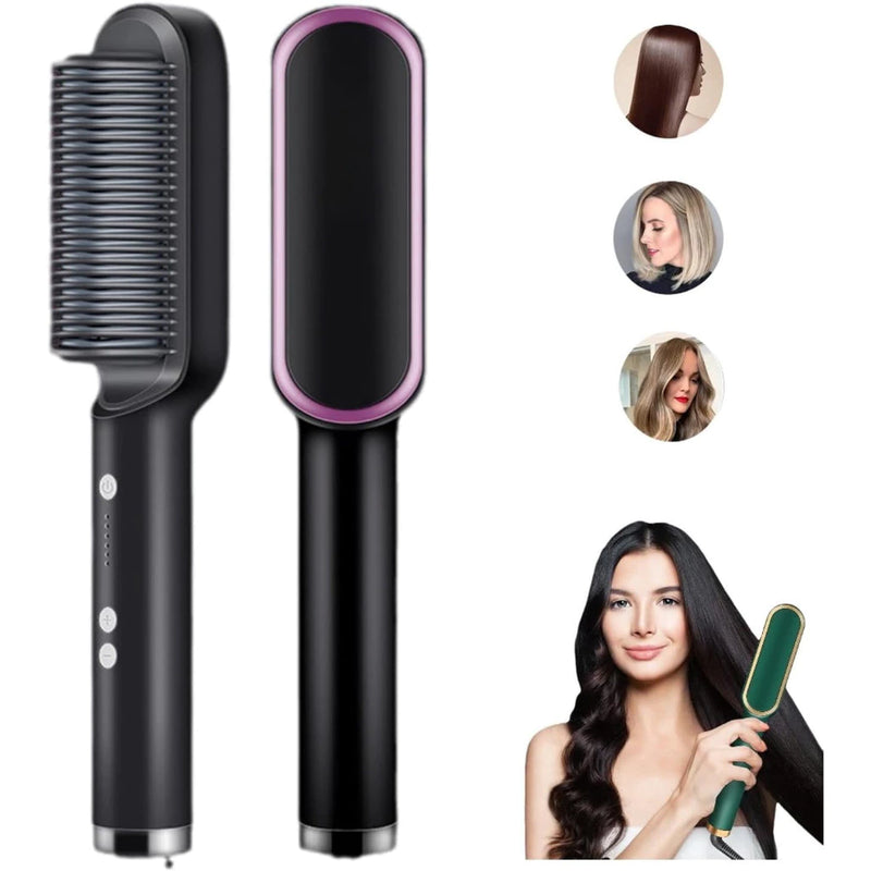 Escova Elétrica | HairBrush Cabelos Lisos e Prontos em 7 Minutos ® - EKKO