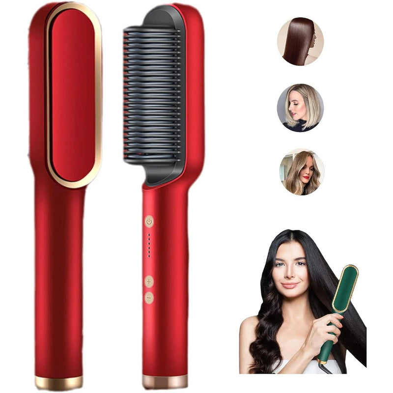 Escova Elétrica | HairBrush Cabelos Lisos e Prontos em 7 Minutos ® - EKKO -