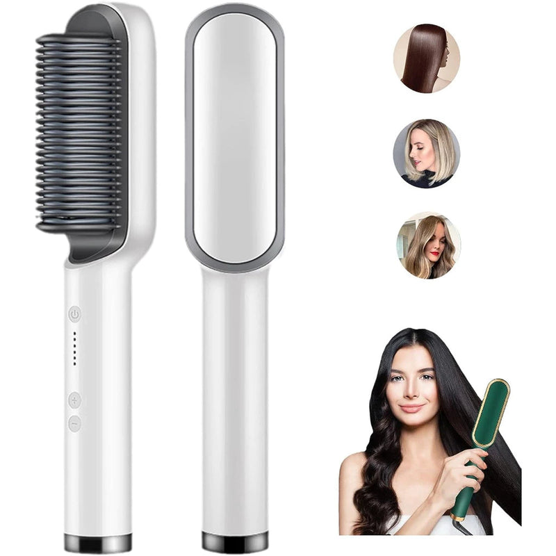 Escova Elétrica | HairBrush Cabelos Lisos e Prontos em 7 Minutos ® - EKKO