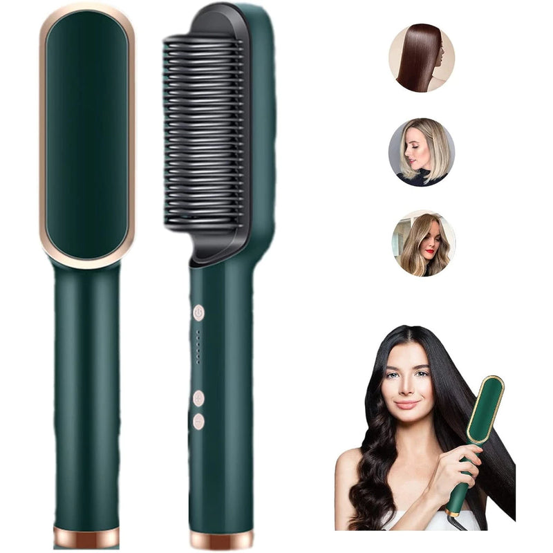 Escova Elétrica | HairBrush Cabelos Lisos e Prontos em 7 Minutos ® - EKKO